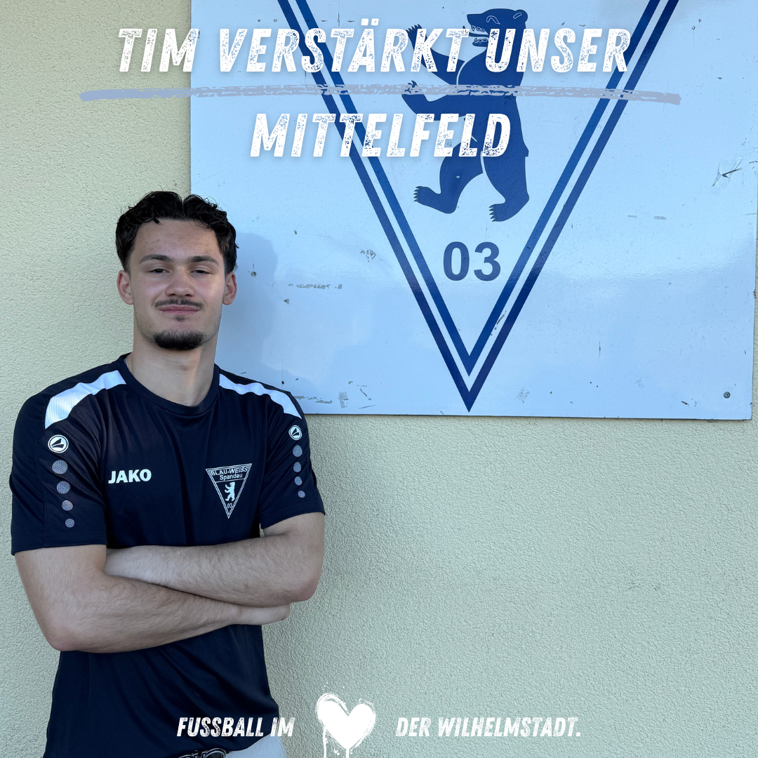 Tim Kamionka verstärkt unser Mittelfeld