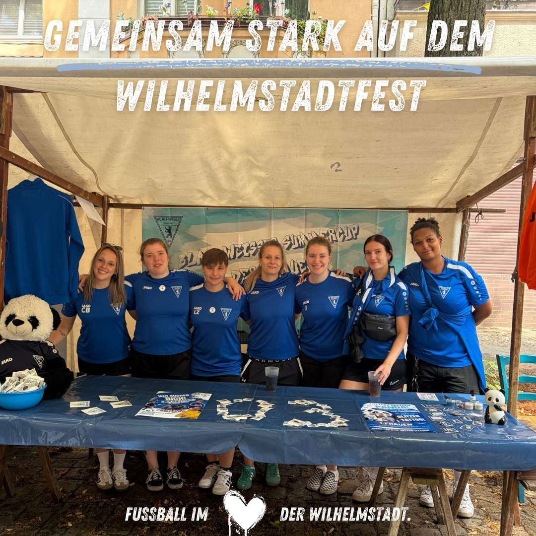 Gemeinsam stark: Blau-Weiss Spandau auf dem Wilhelmstadtfest